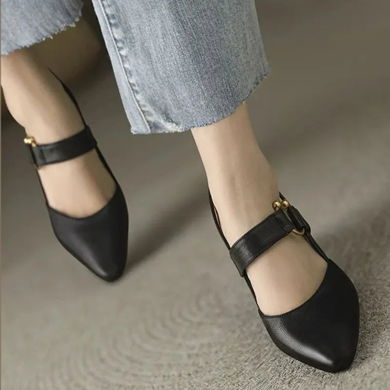 Cecily - Supportive orthopedic heels for women comfort block