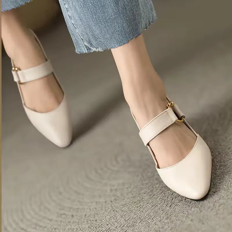 Cecily - Supportive orthopedic heels for women comfort block