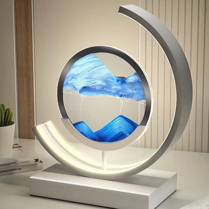 Meadowra - Drift Sand Table Lamp With Unique Design LED Lighting