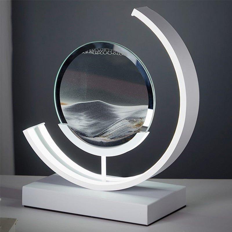 Meadowra - Drift Sand Table Lamp With Unique Design LED Lighting