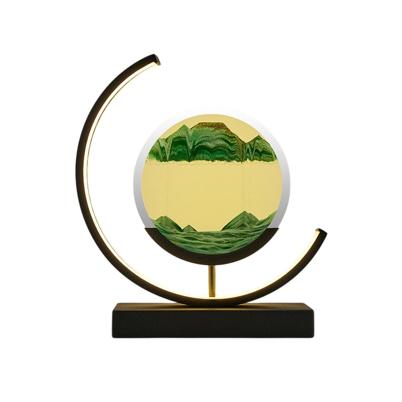 Meadowra - Drift Sand Table Lamp With Unique Design LED Lighting