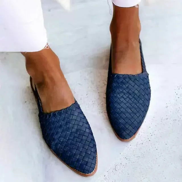 Nalani - Stylish Braided Lace Flat Shoes for Spring and Summer