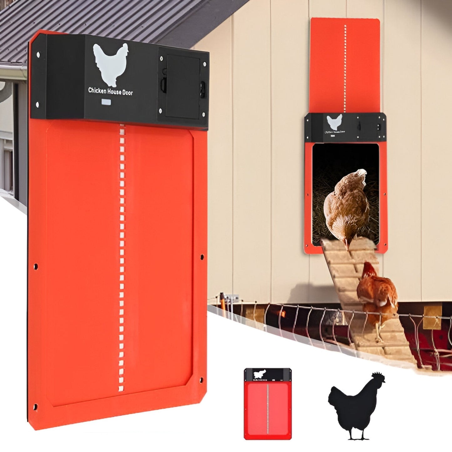 Ornora - Pluimvee Pro Automatic Chicken Door For Poultry House