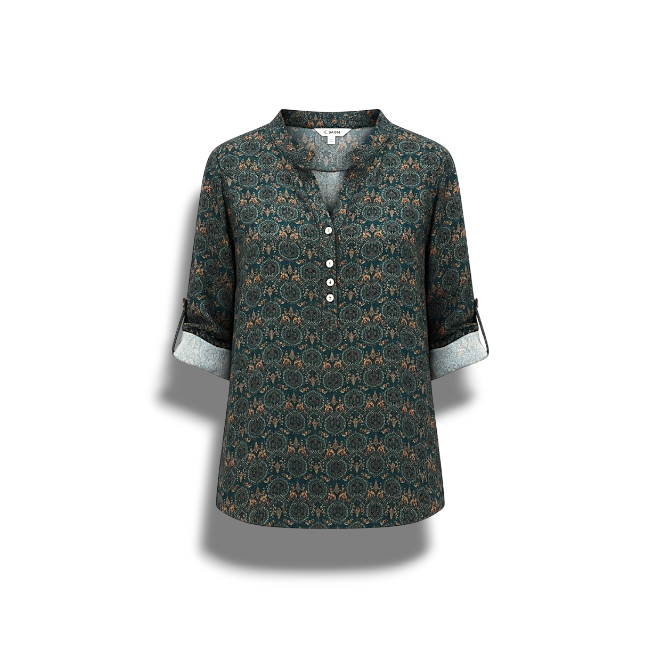 Linnea - Vintage Women's Blouse with Modern Comfort and Style