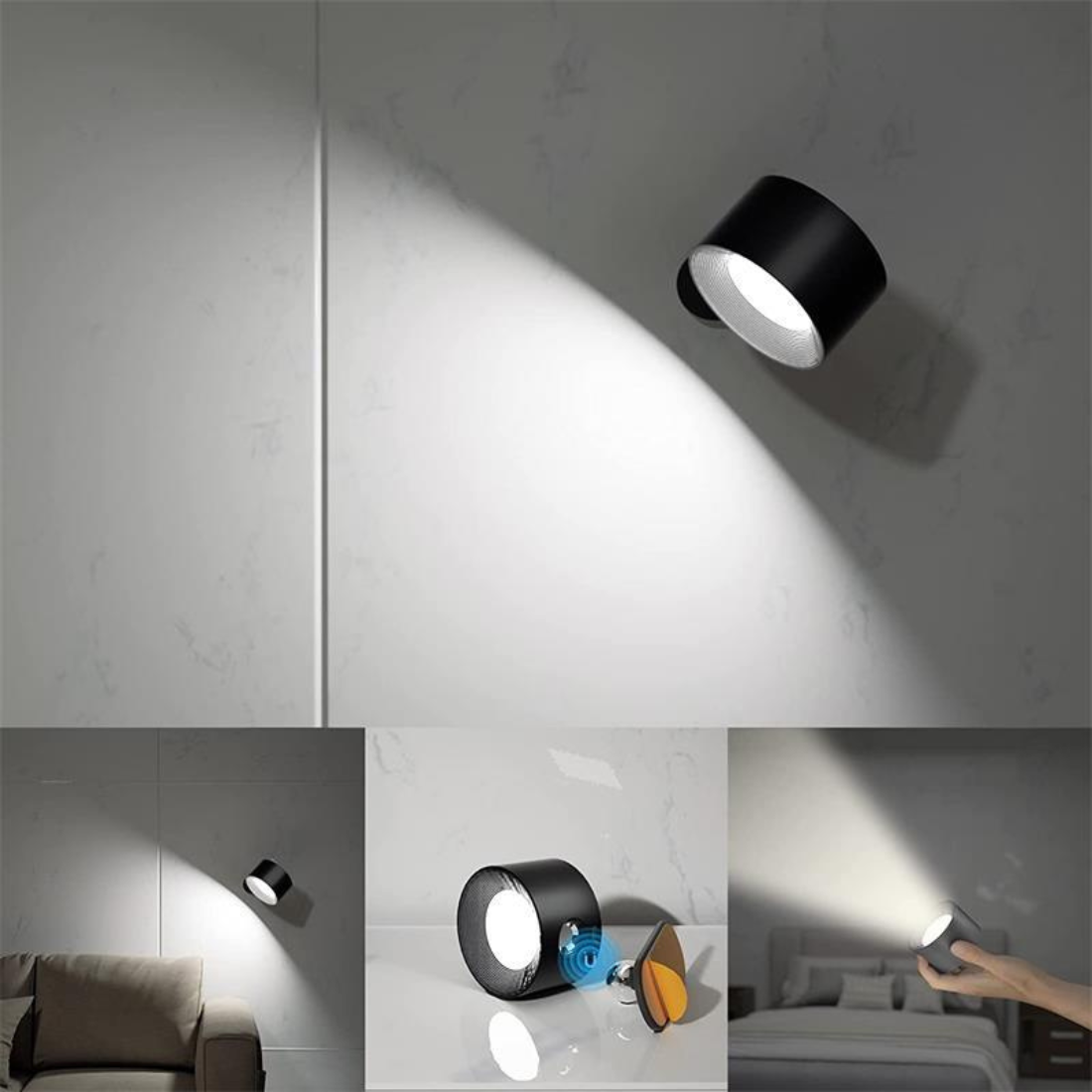 Havenry - Flexilight Wireless Touch Wall Lamp 360 Degree Rotation