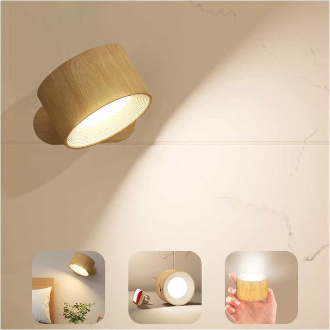 Havenry - Flexilight Wireless Touch Wall Lamp 360 Degree Rotation