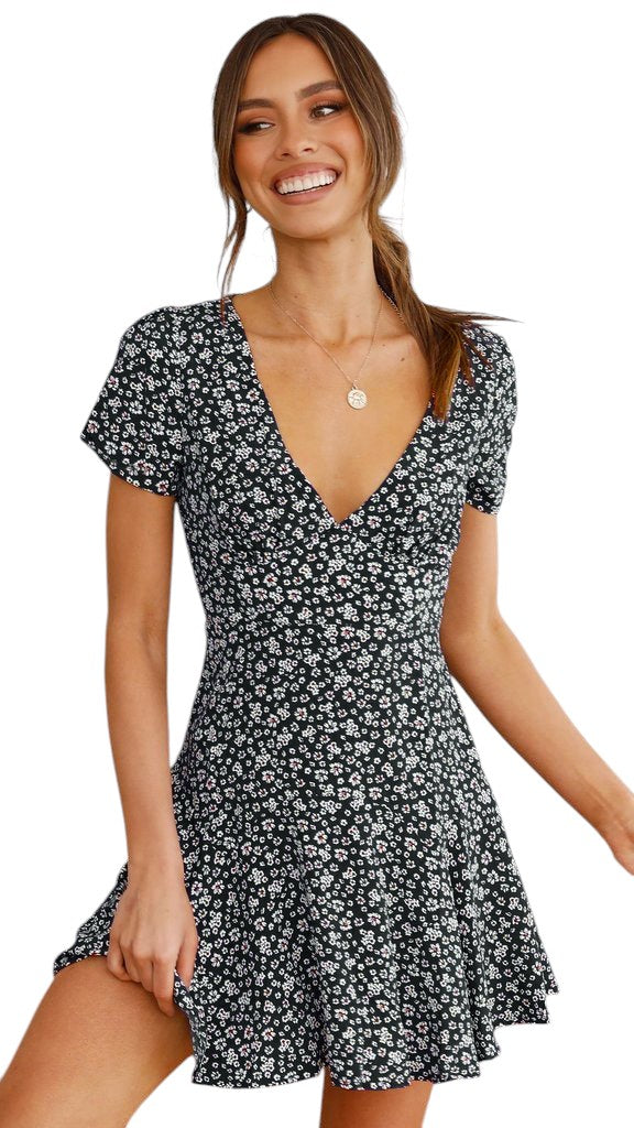 Elspeth - Bohemian Floral Dress for Women with Lightweight Comfort