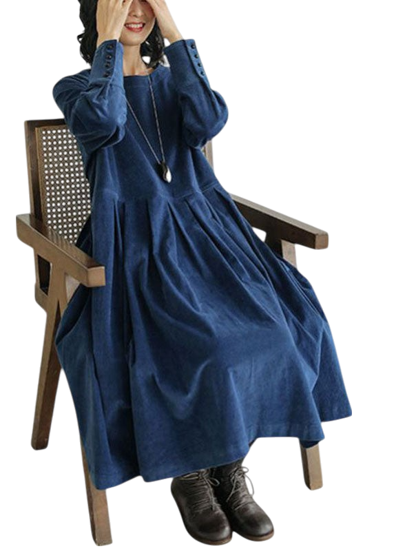 Ethel - Classic Long-Sleeved Dress for Women with Elegant Design