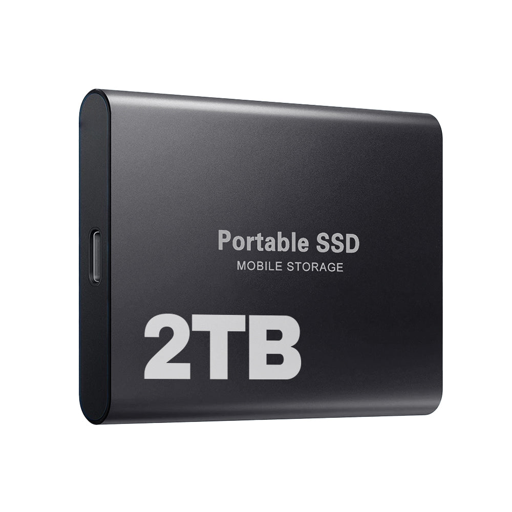 Bowlisca - Portable SSD External Drive 2TB Compact High Speed Storage