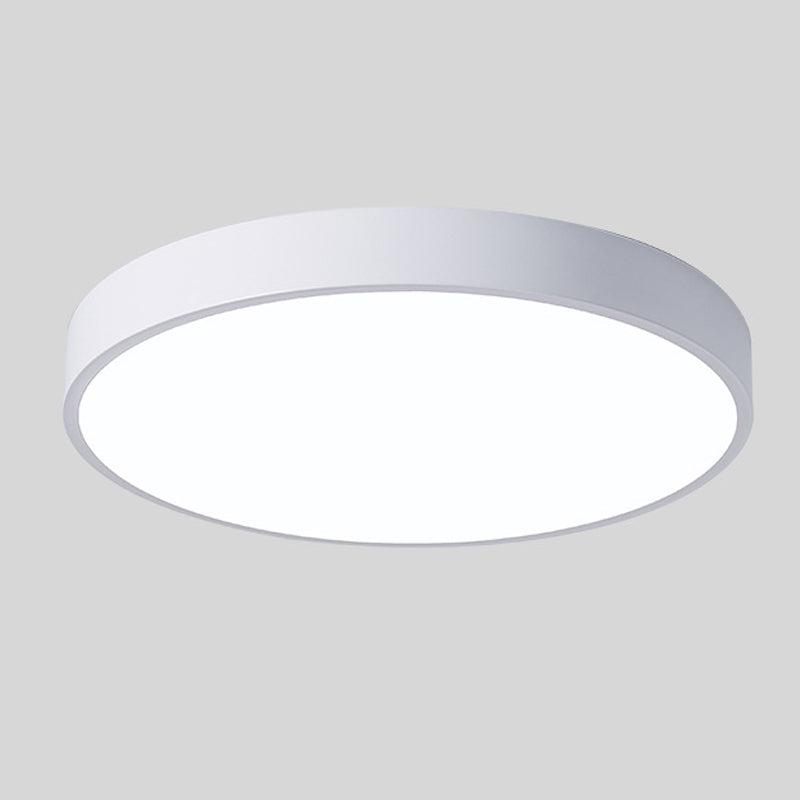 NestGLow - Modern Nordic Wooden Circular Ceiling Light for Elegant Interiors
