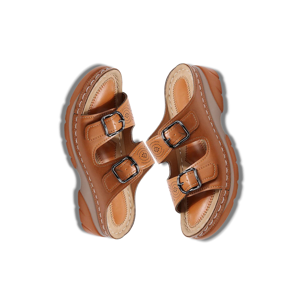 Gabrielle - Stylish Orthopedic Leather Sandals for Maximum Comfort