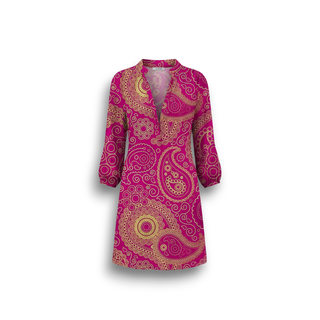 Rivka - Stylish Women's Patterned Dress for Summer Events