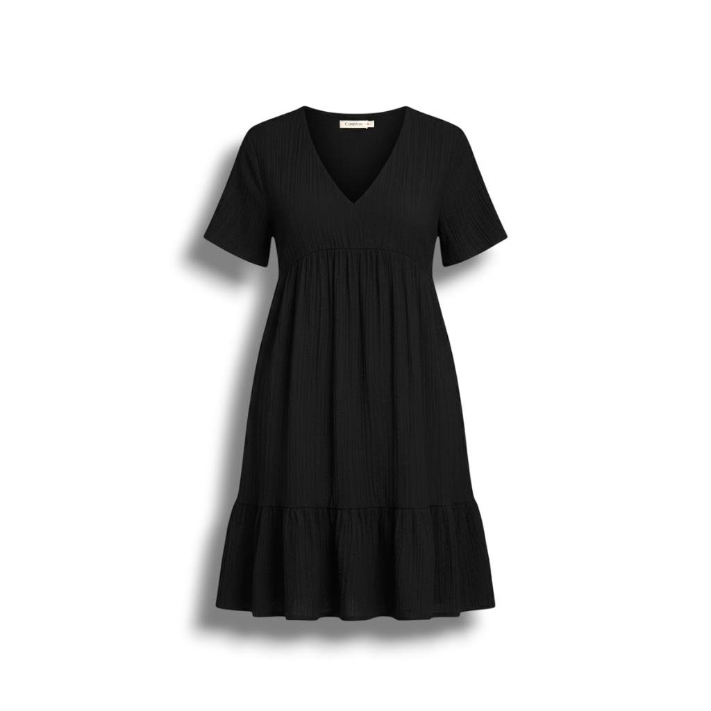 Val - Rebekah Summer Casual Dress Lightweight Flattering Women