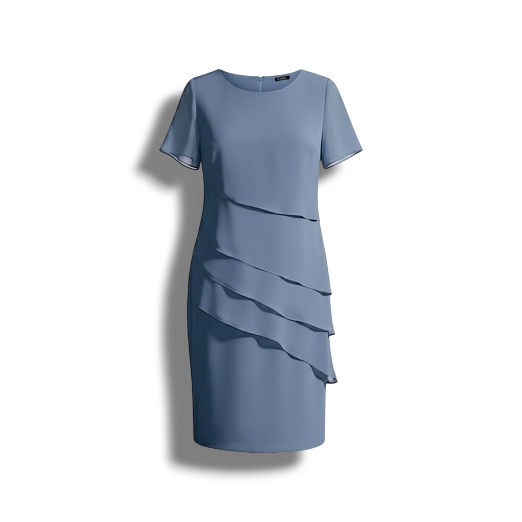 Nessa - Elegant Women's Dress with Layered Design and Comfortable Fit