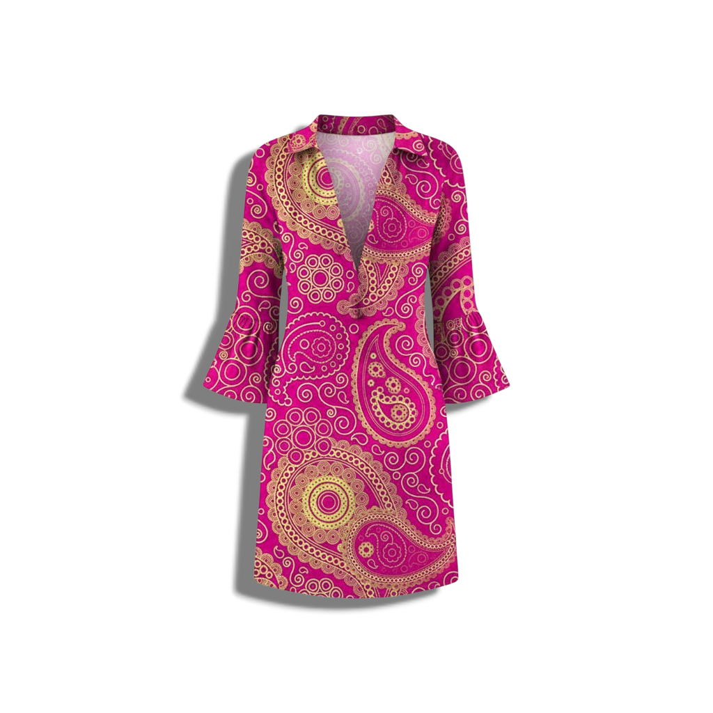 Nadine - Chic Mini Dress with Elegant Design and Vibrant Colors