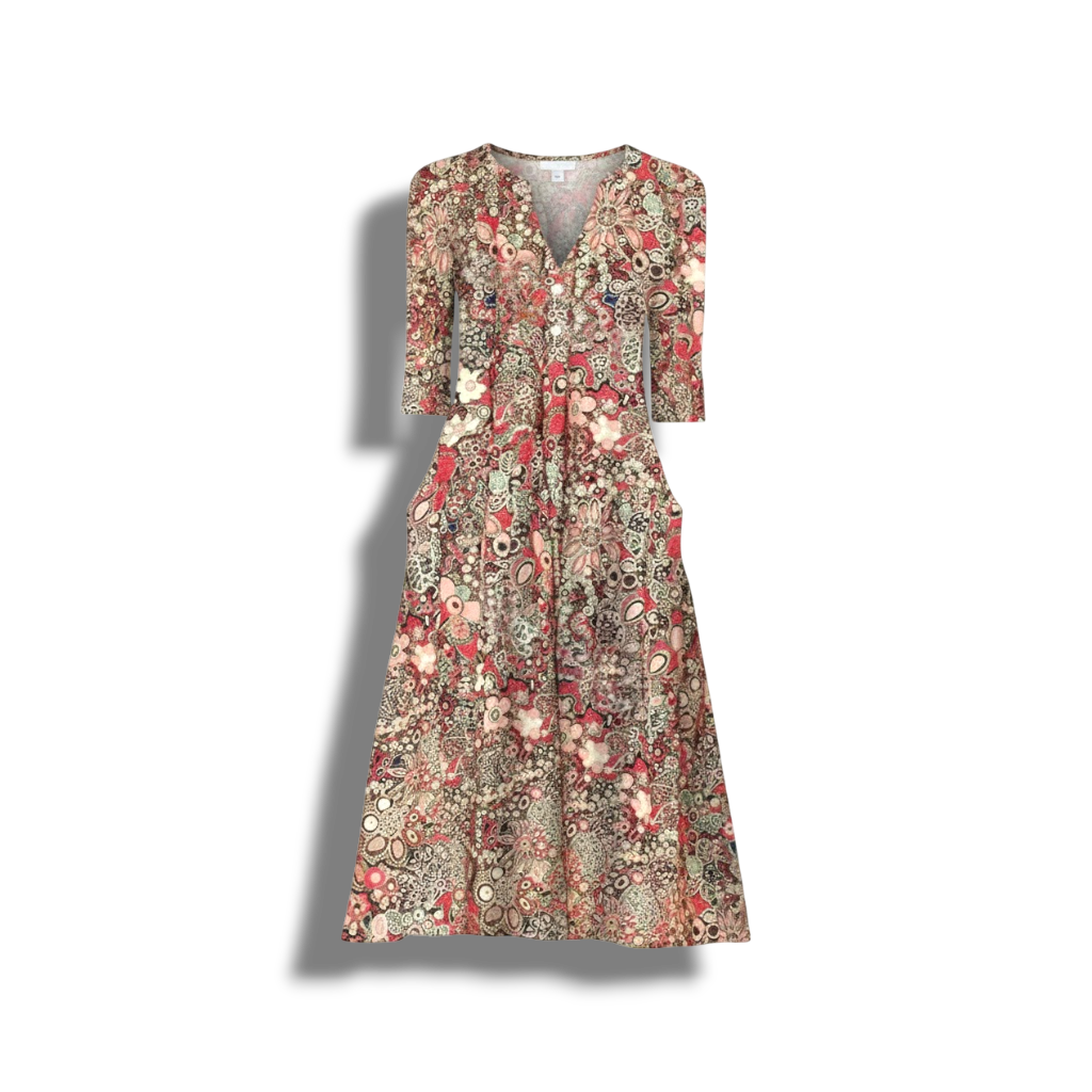 Bambi - Elegant Floral Dress for Women with Timeless Design