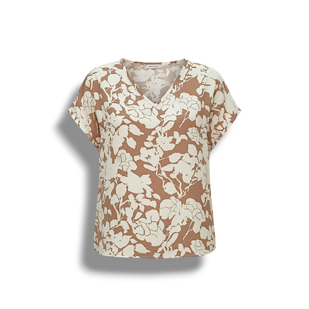 Madison - Charming Women's Blouse with Enchanting Floral Print