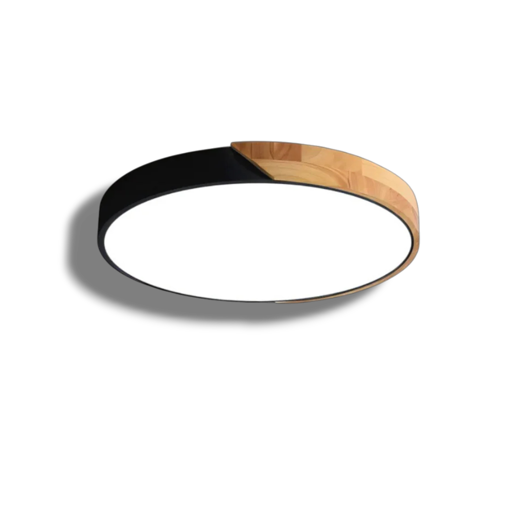 Matellis - Nordic Wood Led Ceiling Light In Scandinavian Style