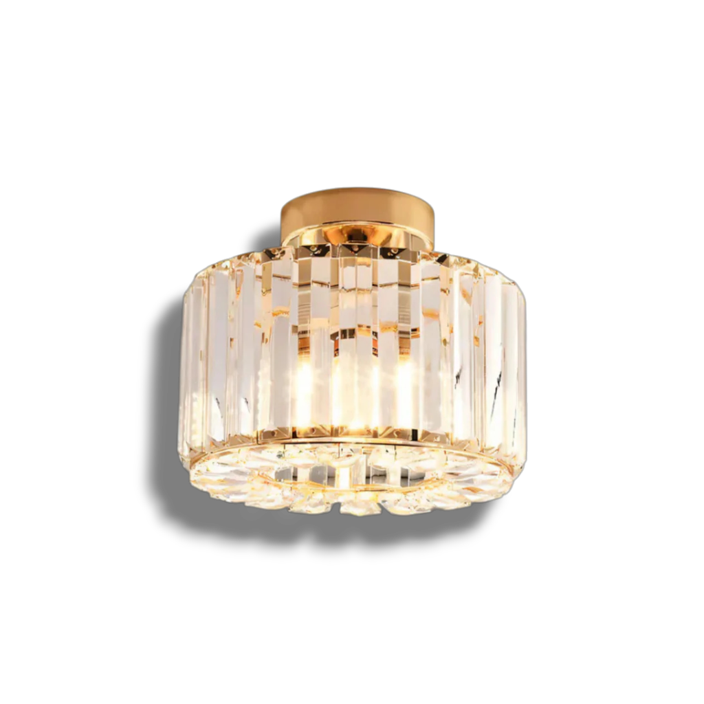 Sparkora - Luxe Crystal Ceiling Lamp With Sparkling Finish