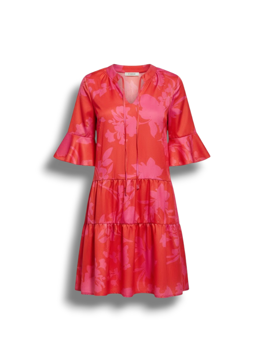 Isley - Vibrant Summer Floral Dress for Women with Breezy Elegance