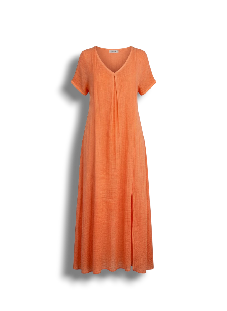 Dulce - Premium V-neck Dress in Lightweight Fabric for All-day Comfort