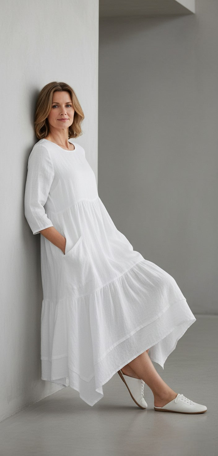 Elkener - Stylish Women's Dress with Flattering Fit and Versatile Design