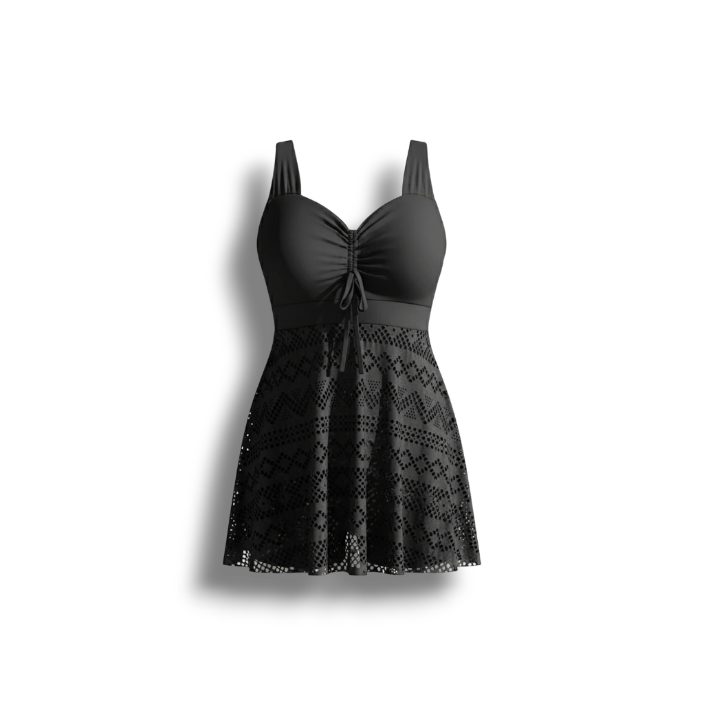 Selma - Figure Flattering Swim Dress With Built In Shorts