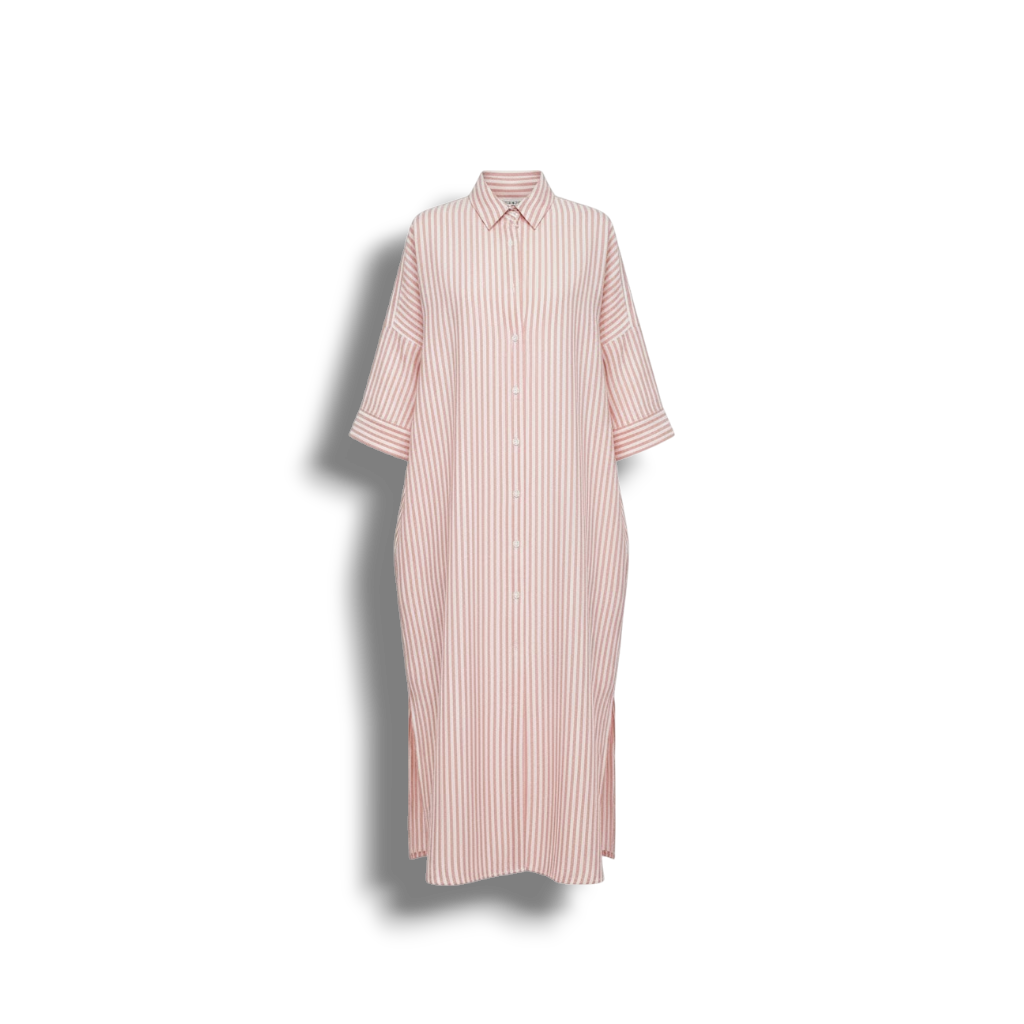 Jubilee - Stylish Striped Shirt Dress for Effortless Elegance