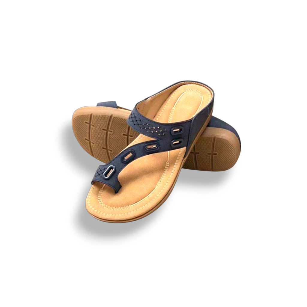 Jocelyn - Stylish Orthopedic Sandals with Contoured Footbed and Braided Straps
