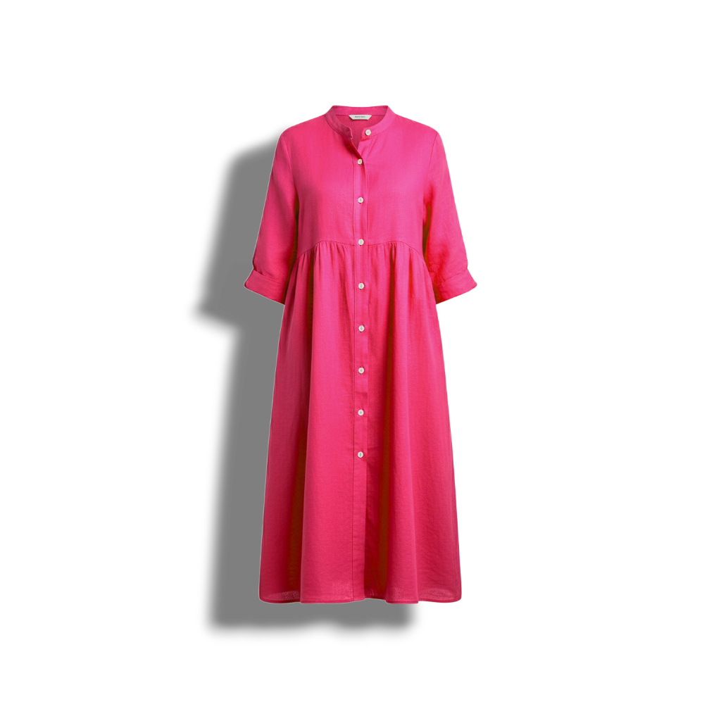 Alice - Stylish Button-Front Summer Dress for Effortless Comfort