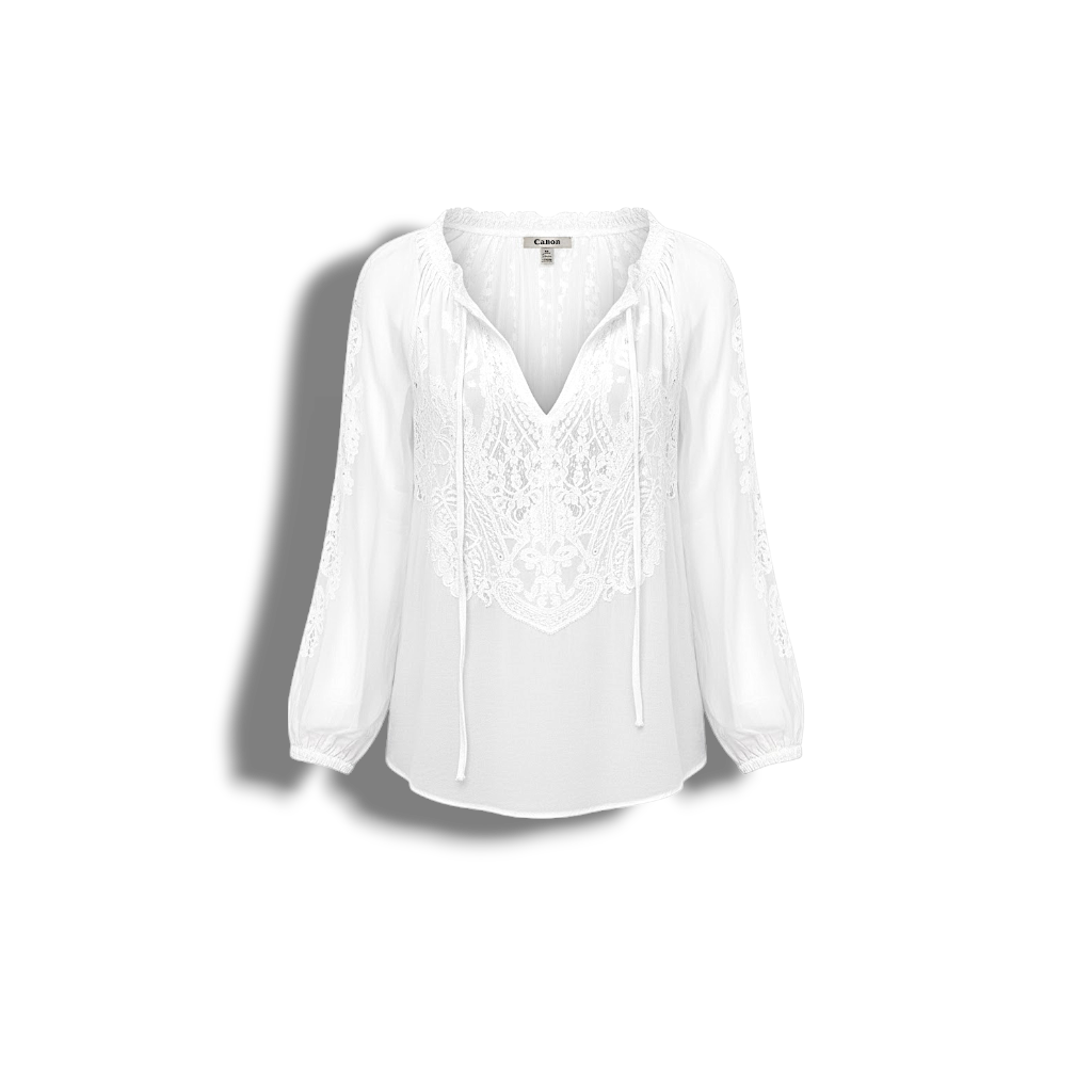 Zelinda - Vintage Women's Boho Blouse for Effortless Elegance