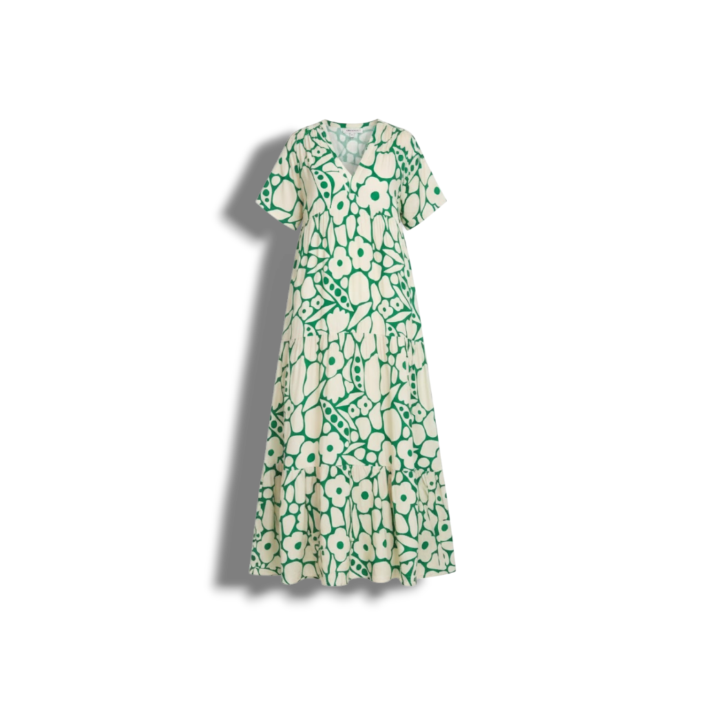 Nicole - Casual Printed Maxi Dress with Flowing Fit