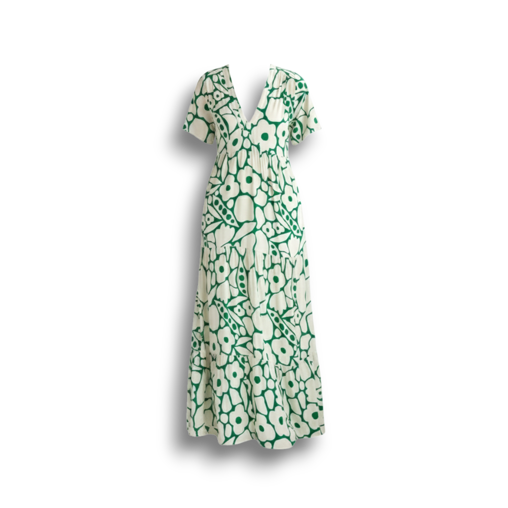 Cyra - Elegant Floral Print Dress for Effortless Summer Style