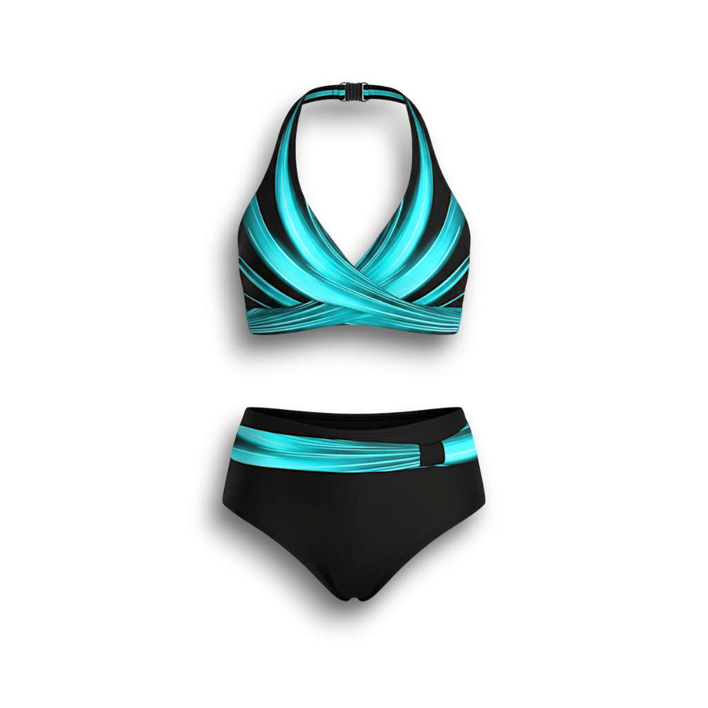 Tabitha - Stylish Women's Bikini Set with High Waist and Supportive Design