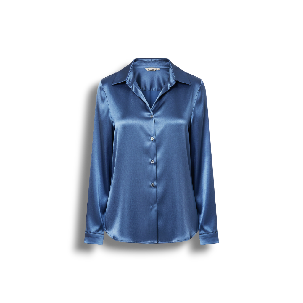 Dora - Elegant Women's Blouse in Luxurious Satin Finish