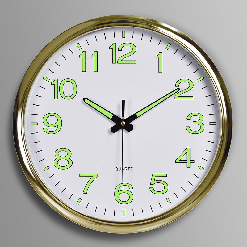 Coboria - Silent Wall Clock Kansas City With Night Light 30 cm