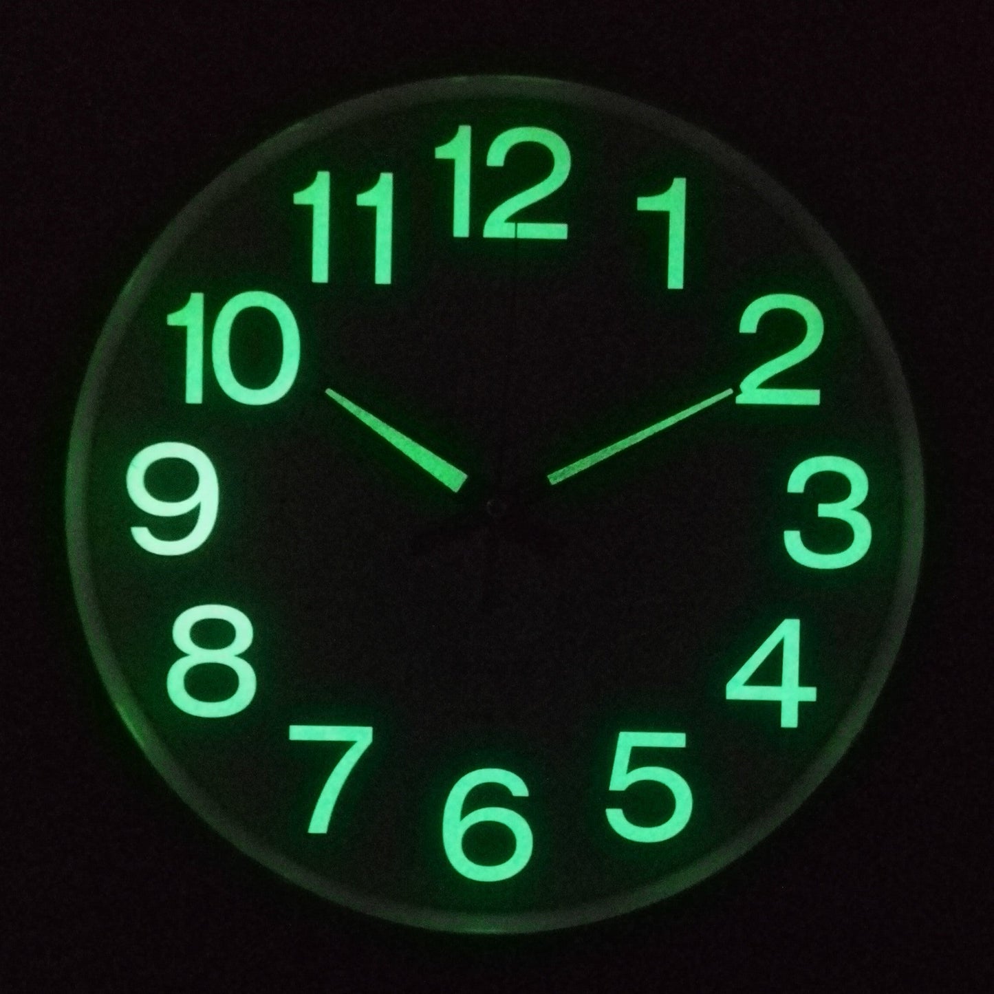 Coboria - Silent Wall Clock Kansas City With Night Light 30 cm
