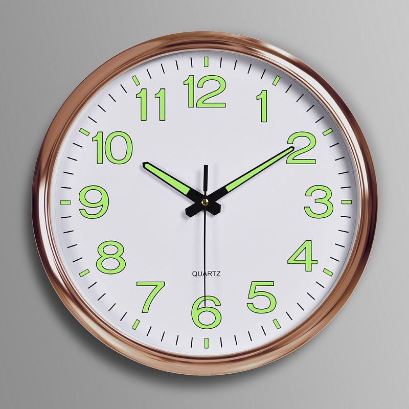 Coboria - Silent Wall Clock Kansas City With Night Light 30 cm