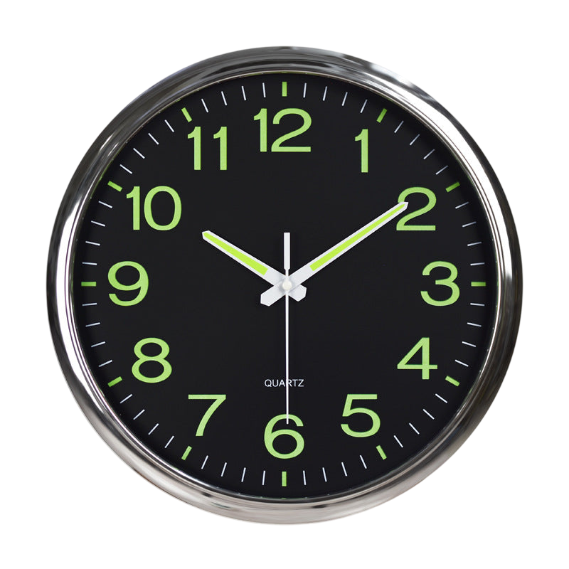 Coboria - Silent Wall Clock Kansas City With Night Light 30 cm