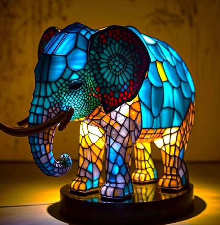 Comfortra - dimmable LED designer lamp with artistic finish