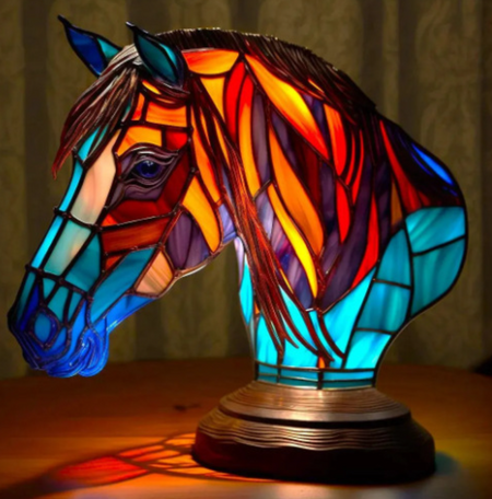 Comfortra - dimmable LED designer lamp with artistic finish