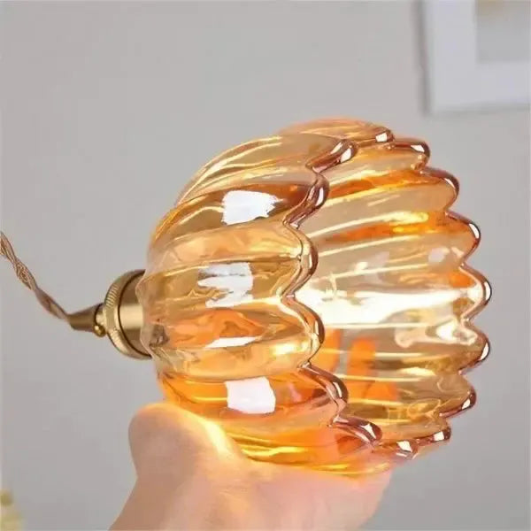 Lavora - Elegant Glass Flower Pendant Light E27 Fixture Piero Home