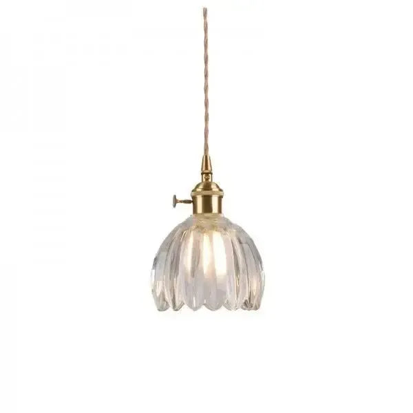 Lavora - Elegant Glass Flower Pendant Light E27 Fixture Piero Home