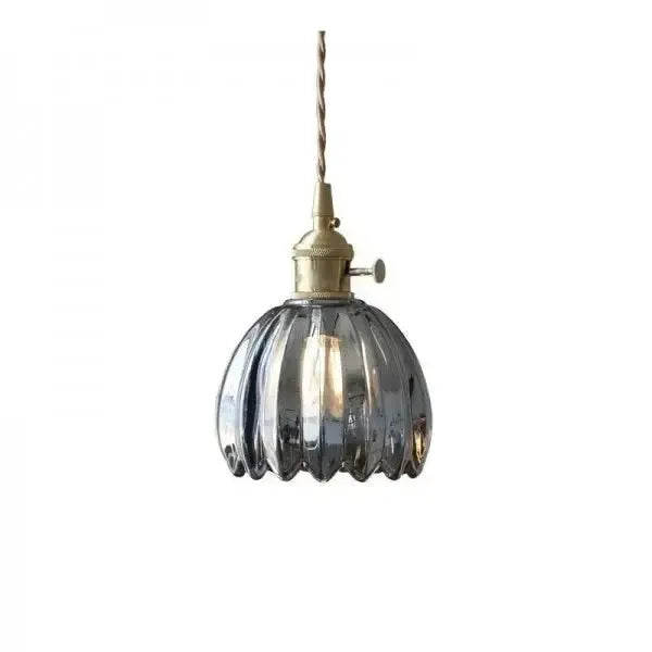Lavora - Elegant Glass Flower Pendant Light E27 Fixture Piero Home