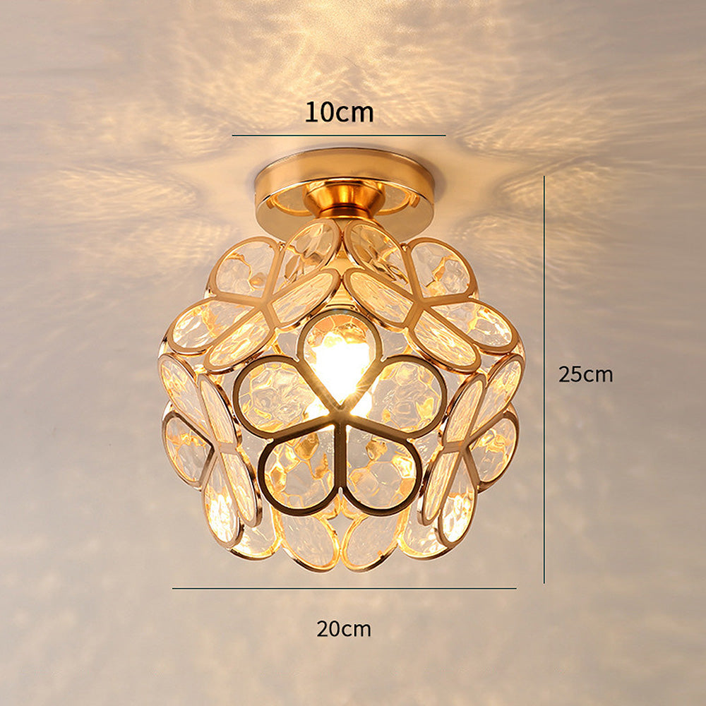 Glenera - Glass Flower Ceiling Light Nina Elegant Floral Interiors