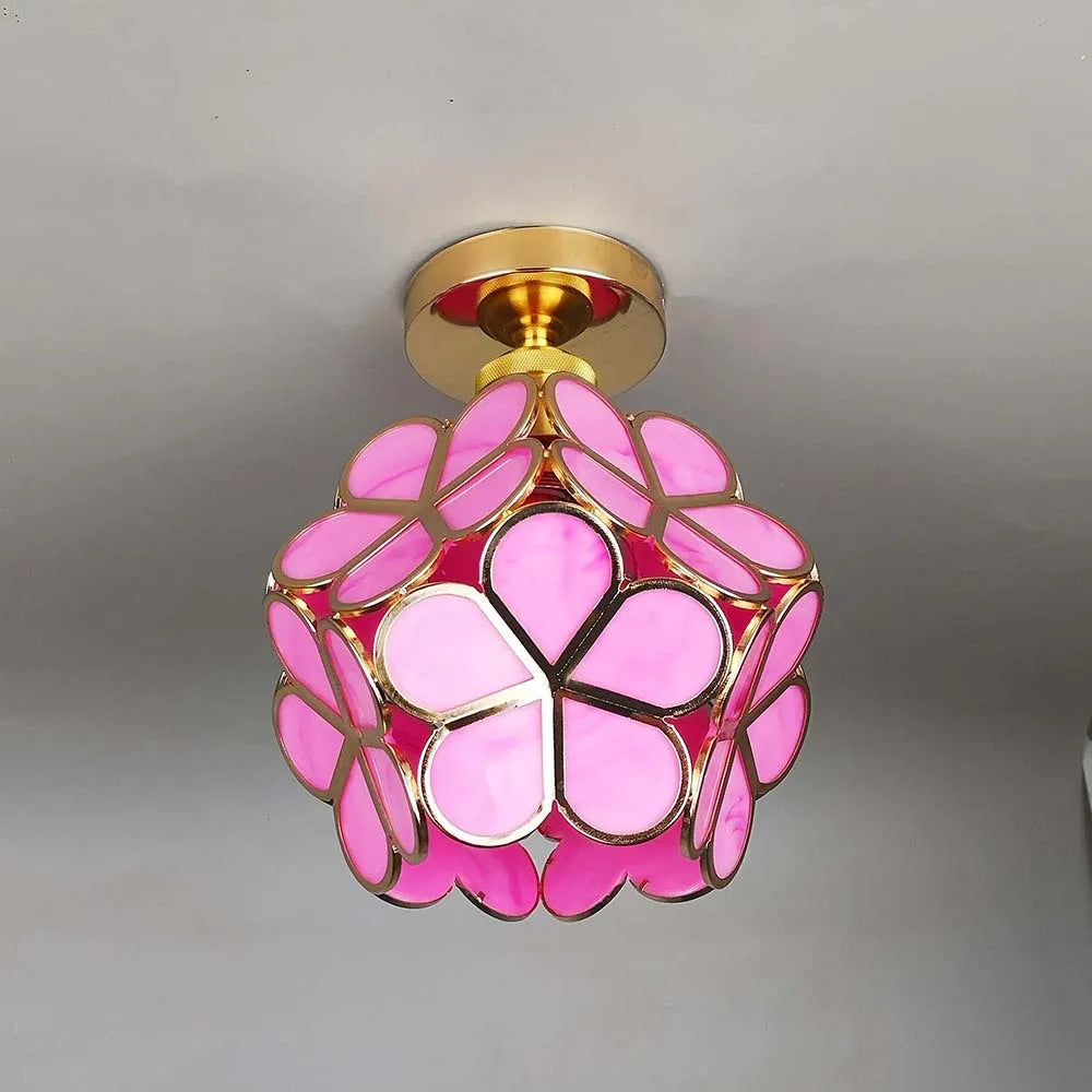 Glenera - Glass Flower Ceiling Light Nina Elegant Floral Interiors