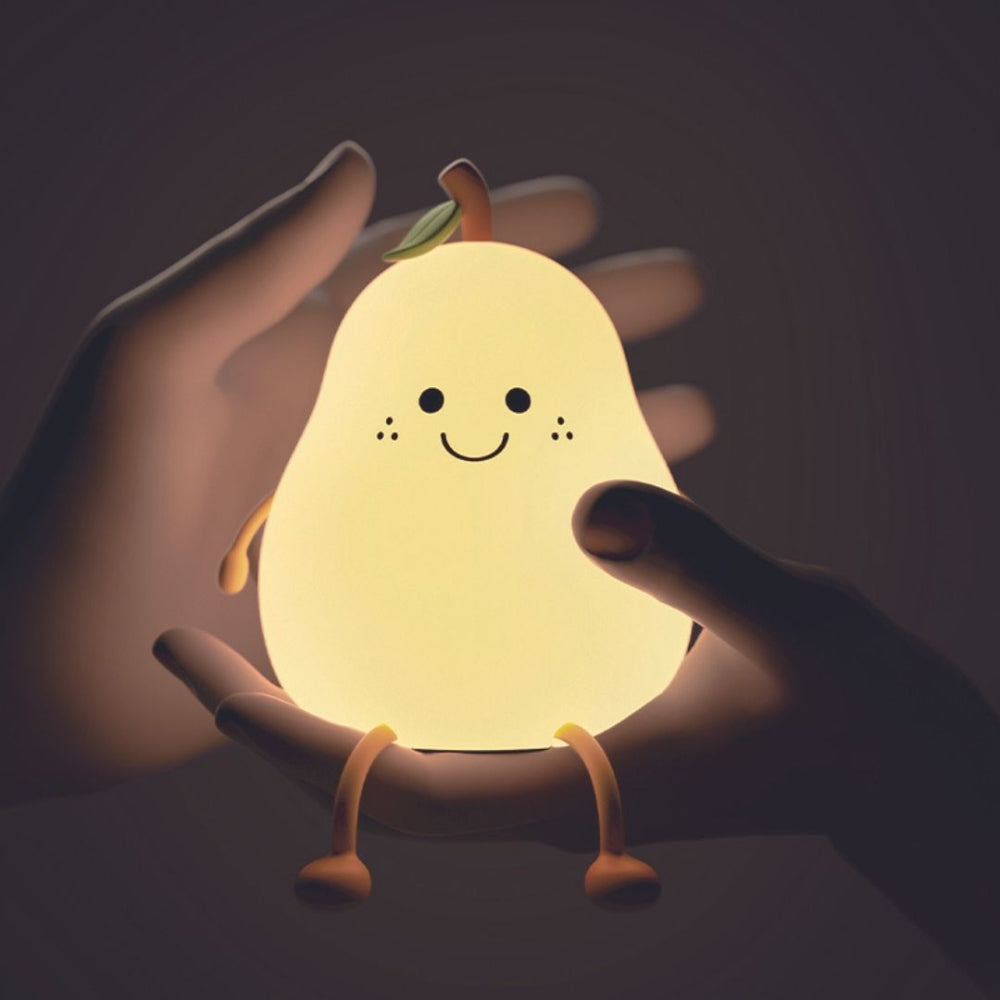 Craftora - Smiling Pear Night Light For Kids USB