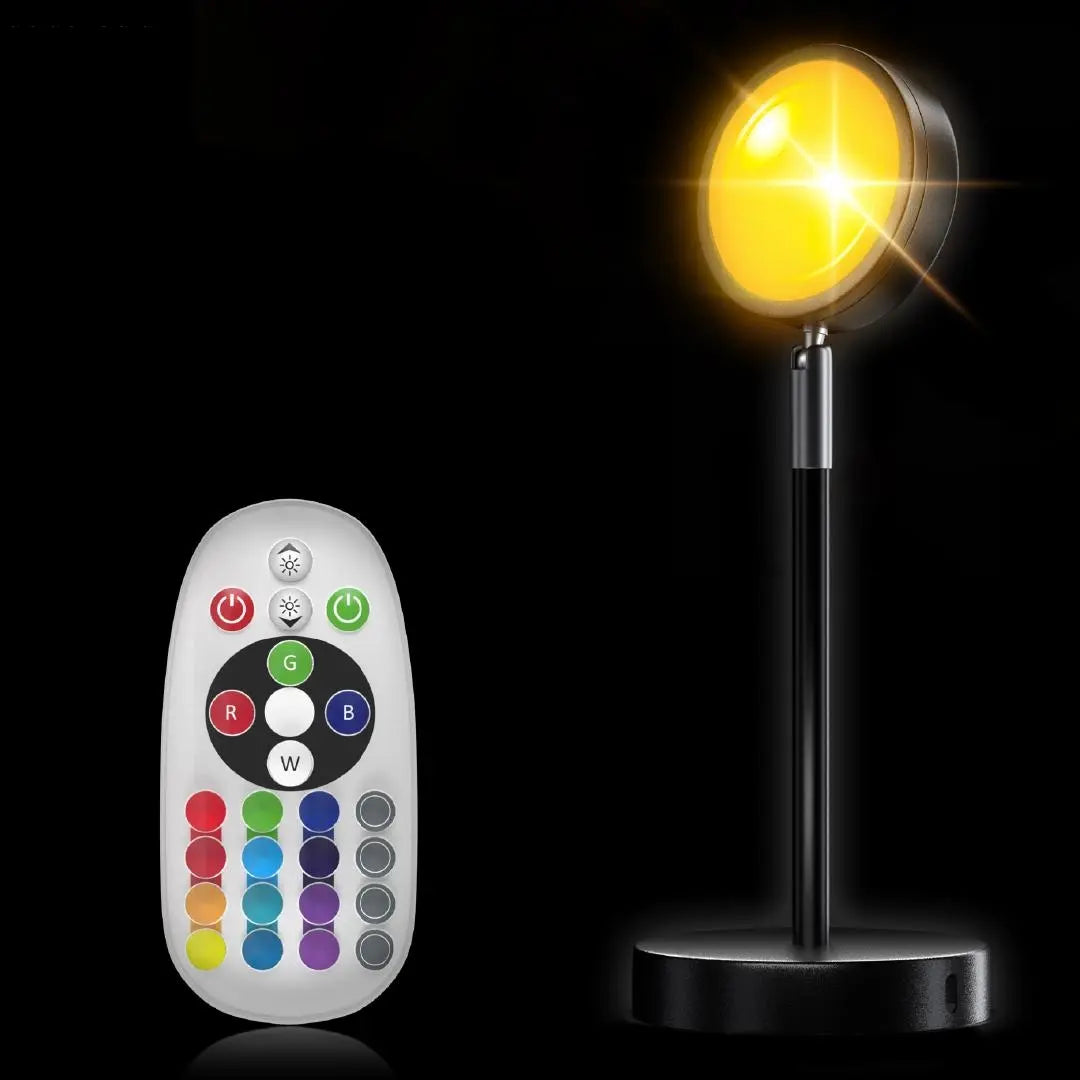 Clarvia - LED sunset projection lamp with remote control