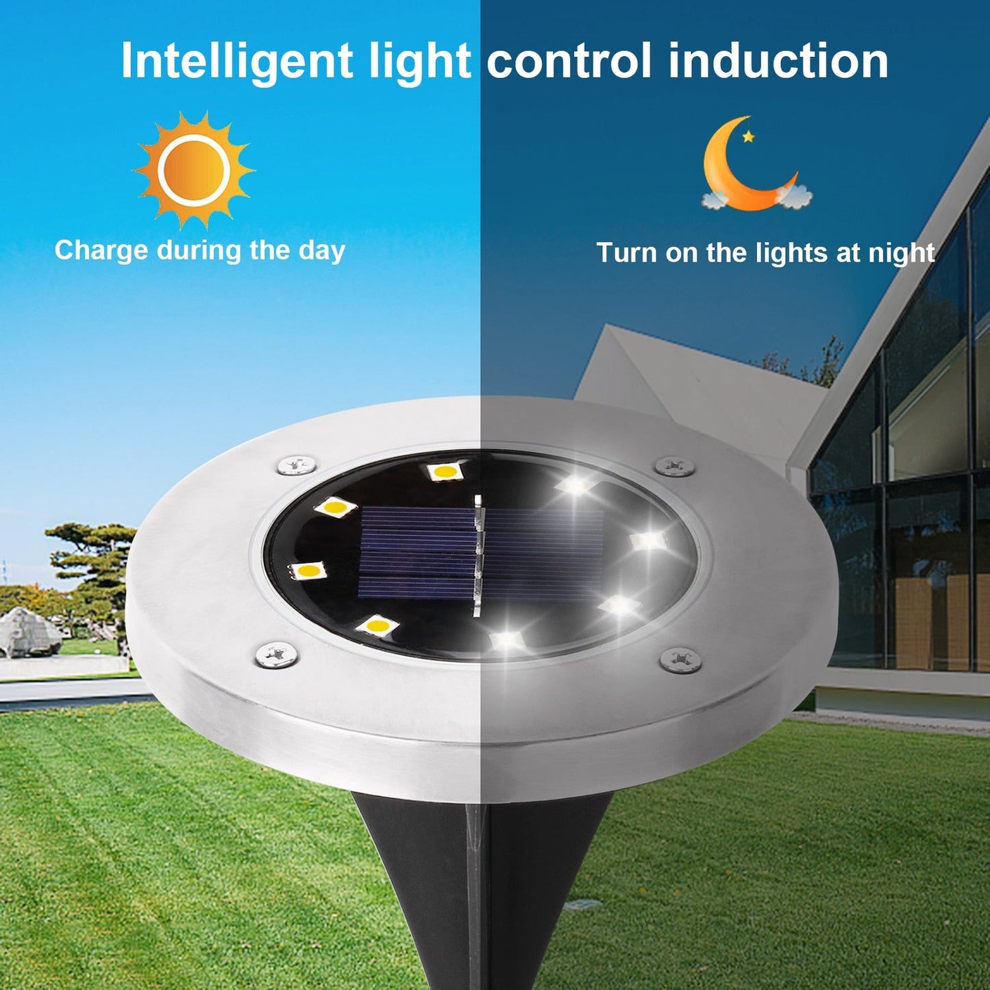 Bathora - Wireless LED Solar Garden Lights Deluxe For Ambience