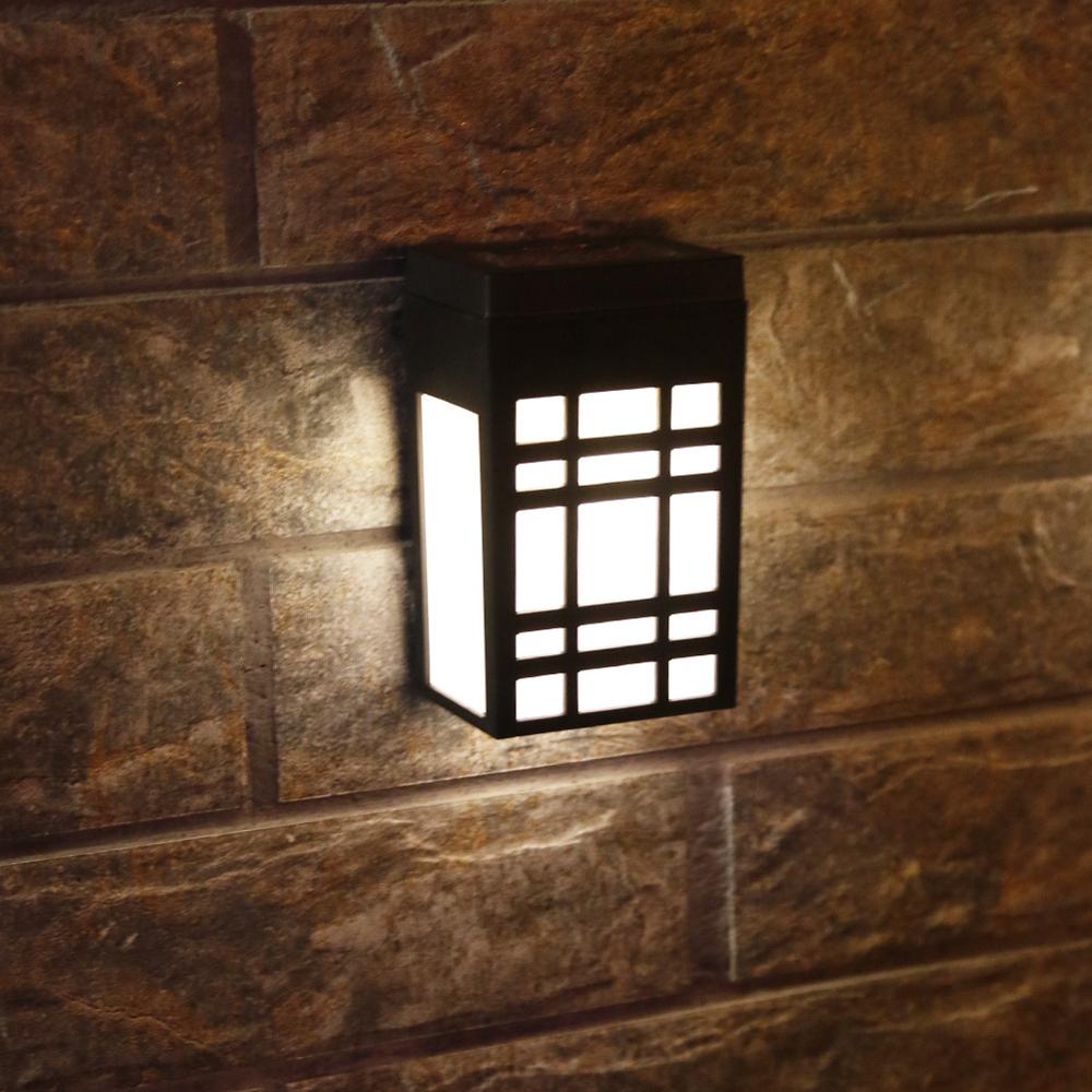 Homora - HikariGlow Japanese Solar Wall Light for Elegant Outdoor Bliss